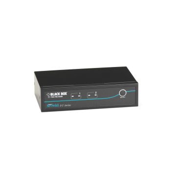 KV9612A - Black Box Desktop Kvm Switch - Dvi-D With Emulated Usb Keyboard/Mouse, 2-Port, Gsa, Taa