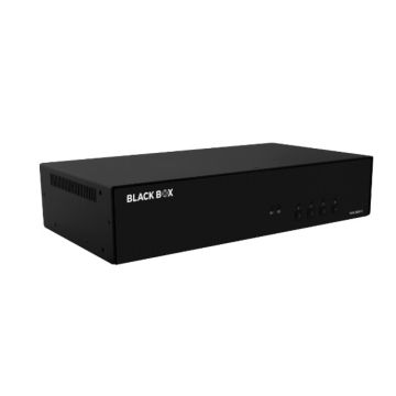 KVS4-2004HVX - Black Box Secure Kvm Switch - 4-Port, Dual-Monitor, Flexport Hdmi/Displayport, Cac, Taa