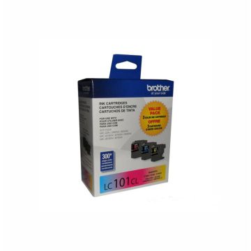 LC1013PKS - Brother Standard-Yield 300 Pages Cyan Magenta Yellow Ink Cartridge (Pack of 3) for MFC-J285DW and MFC-J450DW