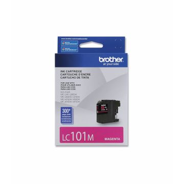 LC101M - Brother Standard-Yield 300 Pages Magenta Ink Cartridge for MFC-J285DW and MFC-J450DW