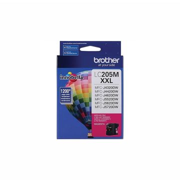 LC205M - Brother Super High-Yield 1200 Pages Magenta Ink Cartridge for MFC-J4320DW MFC-J4420DW and MFC-J5720DW