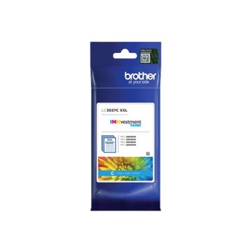 LC3037C - Brother Super High-Yield 1500 Pages Cyan Ink Cartridge for MFC-J5845DW MFC-J5945DW and MFC-J6945DW