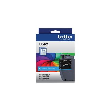 LC401BKS - Brother Standard-Yield 200 Pages Black Ink Cartridge for MFC-J1010DW MFC-J1012DW and MFC-J1170DW