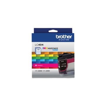 LC404YS - Brother Standard-Yield 750 Pages Yellow Ink Cartridge for MFC-J1205W XL and MFC-J1215W