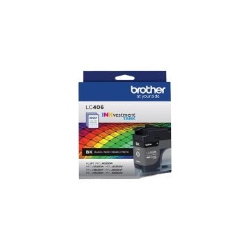LC406BKS - Brother Standard-Yield 300 Pages Black Ink Cartridge for MFC-J4335DW MFC-J4345DW XL and MFC-J4535DW