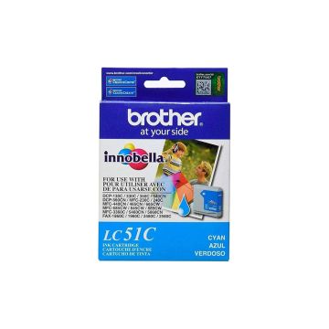 LC51C - Brother Standard-Yield 400 Pages Cyan Ink Cartridge for DCP-130C DCP-350C and MFC-845CW