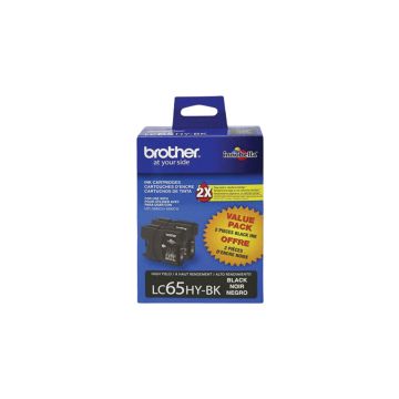 LC652PKS - Brother High-Yield 900 Pages Black Ink Cartridge (Pack of 2) for MFC-J491DW MFC-J497DW and MFC-J895DW