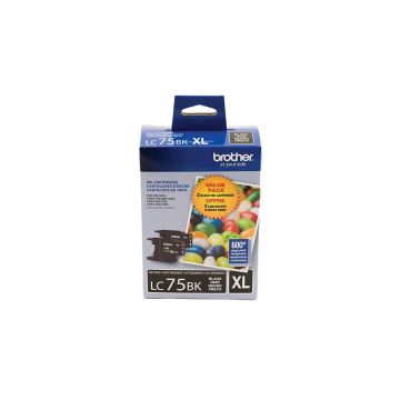 LC752PKS - Brother High-Yield 600 Pages Black Ink Cartridge (Pack of 2) for MFC-J280W MFC-J425W and MFC-J430W
