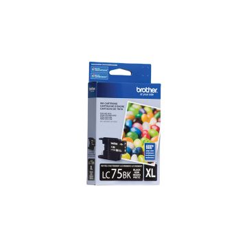 LC75BK - Brother High-Yield 600 Pages Black Ink Cartridge for MFC-J280W MFC-J425W and MFC-J430W