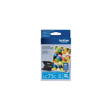 LC75C - Brother High-Yield 600 Pages Cyan Ink Cartridge for MFC-J280W MFC-J425W and MFC-J430W