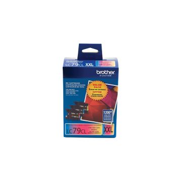 LC793PKS - Brother Super High-Yield 1200 Pages Cyan Magenta Yellow Ink Cartridge (Pack of 3) for MFC-J5910DW MFC-J6510DW and MFC-J6910DW