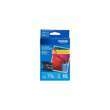 LC79C - Brother Super High-Yield 1200 Pages Cyan Ink Cartridge for MFC-J5910DW MFC-J6510DW MFC-J6710DW and MFC-J6910DW