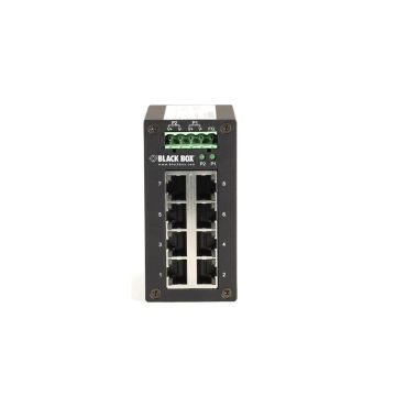 LGH008A - Black Box Gigabit Ethernet (1000-Mbps) Hardened Temperature Switch - (8) 10/100/1000-Mbps