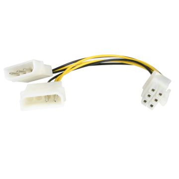 LP4PCIEXADAP - Startech This Lp4 To 6 Pin Pci Express Video Card Power Adapter Converts A Standard Lp4 P