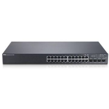 M023F - Dell PowerConnect 5424 24-Ports 10/100/1000BASE-T Ethernet Layer 2 Rack-mountable Managed Network Switch