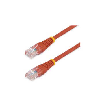 M45PATCH3RD - Startech 3Ft Red Molded Cat5E Utp Patch Cable