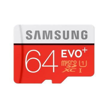 MB-MC64DA/EU - Samsung EVO Plus 64GB Class 10 microSDXC UHS-I Flash Memory Card