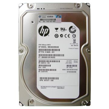 MB3000EBKAB - HPE 3TB SATA 6Gb/s Hot Swap Midline 7200RPM 64MB Cache (512e) 3.5-inch Internal Hard Drive with MSA