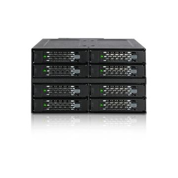 MB508SP-B - Icy Dock CS Full Metal 8x2.5SATA SSD HDD Backplane Cage f 5.25Bay
