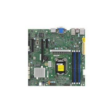 MBD-X12SCZ-F-O - Supermicro Xeon W-1200 Socket LGA1200 DDR4 SATA M.2 PCI-Express Supported Micro-ATX Workstation Motherboard
