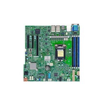 MBD-X12STH-LN4F-O - Supermicro Pentium G10 /Xeon E-2300 Single Socket LGA1200 DDR4 SATA PCI-Express M.2 Supported Micro-ATX Server Motherboard