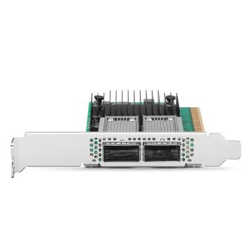 MCX516A-CDAT - Mellanox ConnectX-5 Ex EN Dual-Ports 100GbE QSFP28 PCI-Express 4.0 x16 High Profile Network Interface Card (NIC)