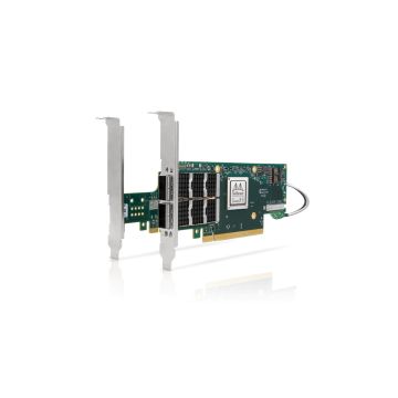 MCX613106A-VDAT - Mellanox ConnectX-6 200GbE Dual Port QSFP56 PCI Express 4.0 x16 Network Adapter