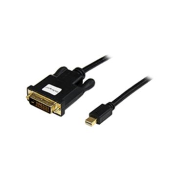 MDP2DVIMM3B - StarTech Cable 3ft MiniDP to DVI Adapter Converter 1920x1200 Black