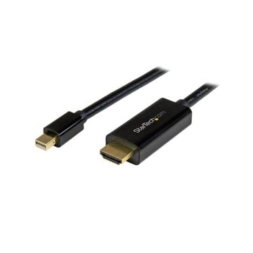 MDP2HDMM2MB - StarTech Cable 6ft MiniDP to HDMI Converter Cable 4K Black 