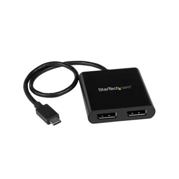 MSTCDP122DP - StarTech AC 2xPort MST Hub USB-C to DP Multi-Monitor Splitter 