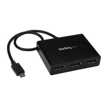 MSTCDP123DP - StarTech AC 3PT Daisy Chainabl USB-C DP Monitor Hub 