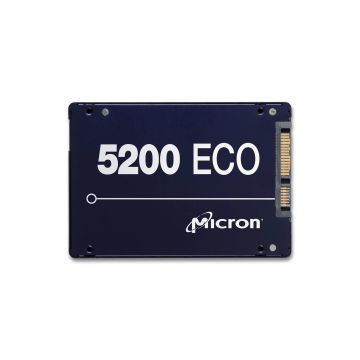 MTFDDAK7T6TDC - Micron 5200 Eco 7.68TB SATA 6Gb/s Read Intensive TLC (PLP) 2.5-inch Solid State Drive (SSD)