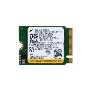MTFDKBK256TFK - Micron 2450 256GB PCI-Express 4.0 x4 NVMe TLC M.2 2230 Solid State Drive (SSD)