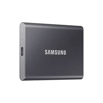 MU-PC500T - Samsung T7 Gray 500GB USB 3.2 10Gb/s (AES-256) Portable External Solid State Drive (SSD)