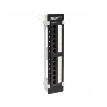 N050-012 - Tripp Lite 12-Port Cat5E Cat5 Wall Mount Patch Panel 568B 110 Punch Taa