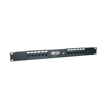 N052-012 - Tripp Lite 12-Port Cat5E Cat5 Rackmount Patch Panel 568B 110 Punch 1Urm Taa