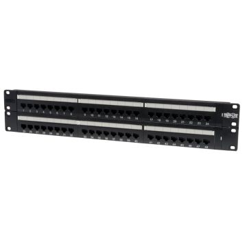 N052-048 - Tripp Lite 48-Port Cat5E Cat5 Rackmount Patch Panel 568B 110 Punch 2Urm Taa