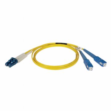 N366-01M-AP - Tripp Lite 1M Duplex Singlemode 8.3/125 Fiber Optic Patch Cable Lc/Sc/Apc 3Ft 1 Meter