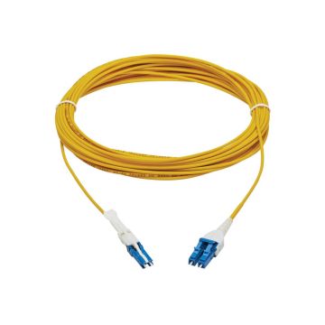N381L-03M - Tripp Lite 400G Duplex Singlemode 8.3/125 Os2 Fiber Optic Cable (Cs-Upc/Lc-Upc), Round Lszh