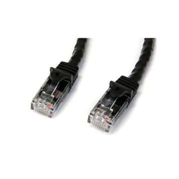 N6PATCH125BK - StarTech CB 125ft Cat6 Ethernet Patch Cable w Snagless RJ45 Black
