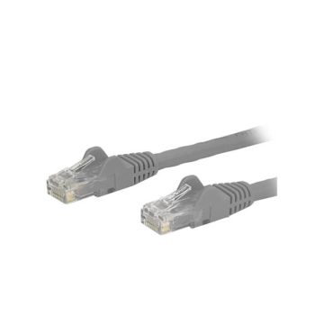 N6PATCH12GR - StarTech CB H 12ft Cat6 Ethernet Patch Cable w Snagless RJ45 GR 