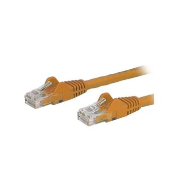 N6PATCH12OR - StarTech CB H 12ft Cat6 Ethernet Patch Cable w Snagless RJ45 OR 