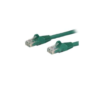 N6PATCH14GN - StarTech CB 12ft Cat6 Ethernet Patch Cable w Snagless RJ45 Green