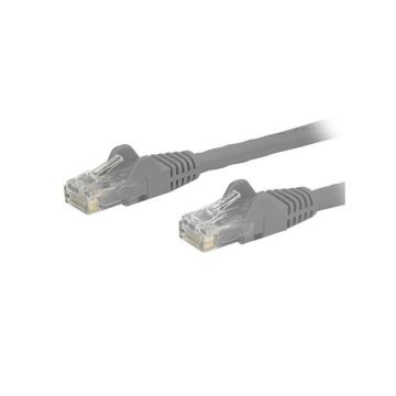 N6PATCH14GR - StarTech CB 14ft Cat6 Ethernet Patch Cable w Snagless RJ45 Gray