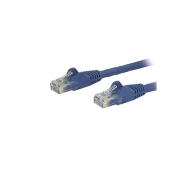 N6PATCH1BL - StarTech CB 1ft Cat6 Patch Cable w Snagless RJ45 Connectors Blue
