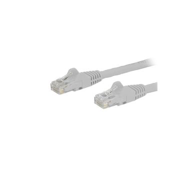 N6PATCH1WH - StarTech CB Cat6 Ethernet Patch Cable w Snagless RJ45 1ft White 