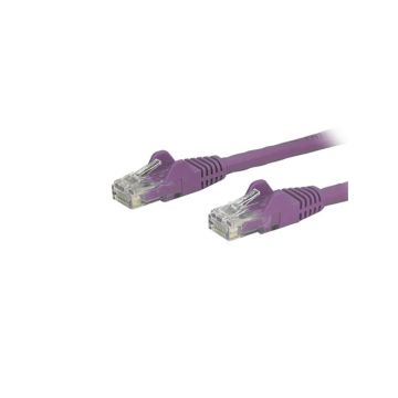 N6PATCH20PL - StarTech CB 20ft Cat6 Ethernet Patch Cable w Snagless RJ45 Purple