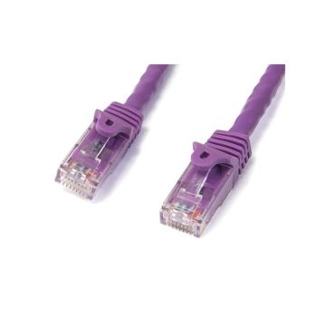 N6PATCH25PL - StarTech Cable 25ft Purple Snagless Cat6 UTP Patch Cable 
