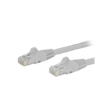 N6PATCH2WH - StarTech CB 2ft Cat6 Ethernet Patch Cable w Snagless RJ45 White 