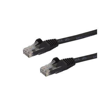 N6PATCH35BK - StarTech 35ft Cat6 Patch Cable Snagless RJ45 24AWG M M Black